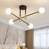 Modern Ceiling Lamp E27 Decor Home Lighting Fixture Retro Industrial Chandelier Wrought Iron Decoration Pendant Light Ceiling