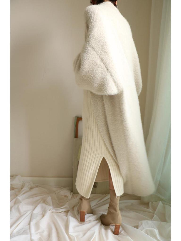 Женский кардиган свободного кроя в корейском стиле: Осень/Зима Средней длины