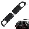 2pcs Car Front Bumper Fog Light Cover Frame Lights Protection Shell for Jeep Wrangler JL 2018 2019 2020 2021 2022