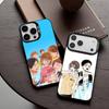 Чехол для телефона Youth Manga B-Blue Box для iPhone17,16,15,14,13,12,11 Plus,Pro Max Черный Candy серебристый чехол для телефона