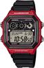 CASIO Стандартные цифровые часы Металлический красный Международная модель [Casio] AE-1300WH-4AV Мужские