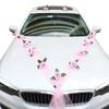 Car Wedding Arrangement Artificial Flower Car Headflower Wedding Car Flower Wedding Supplies