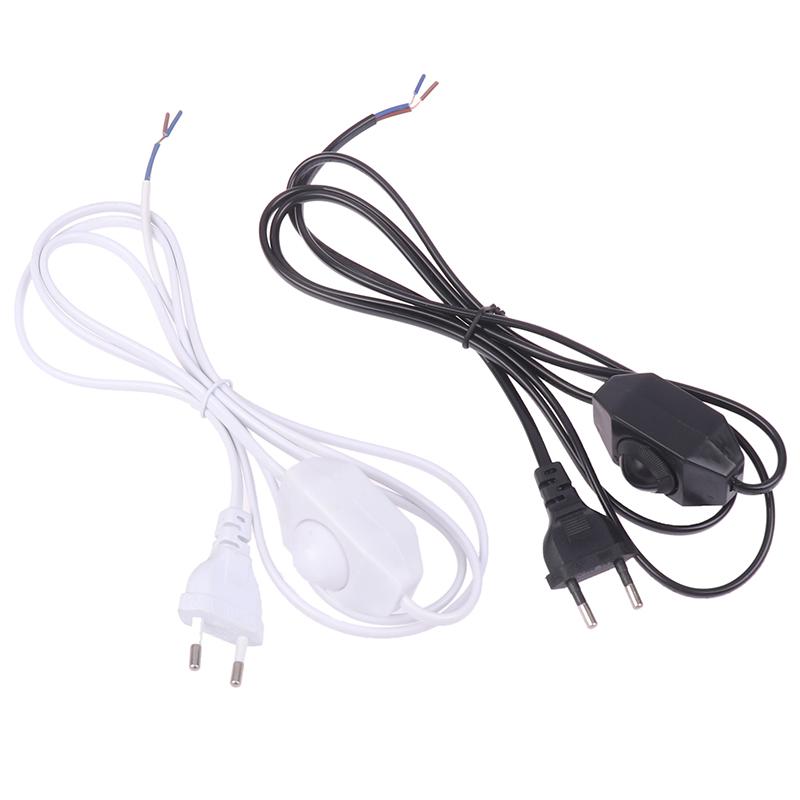 1.8M Extension Cord With Dimmer Eu Plug Control Switch Power Cable Cord Eu Plug For Table Lamp 220V Electricity Wire