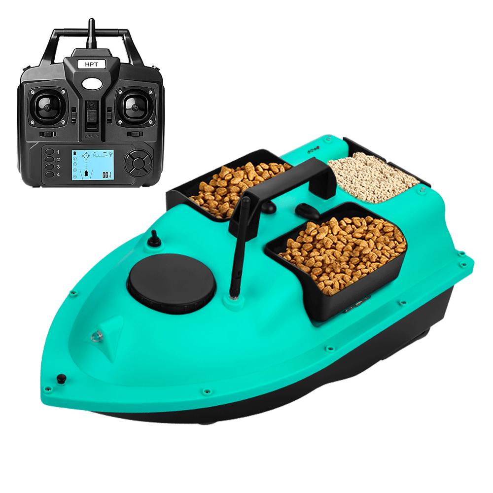 Wireless GPS Fishing Bait Boat with 3 Bait Containers Remo Control Bait Boat with 16-points GPS