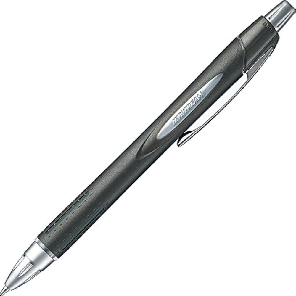Mitsubishi Pencil, шариковая ручка на масляной основе, резина Jetstream, 10, 0,7, оружейный металл, легко пишет...