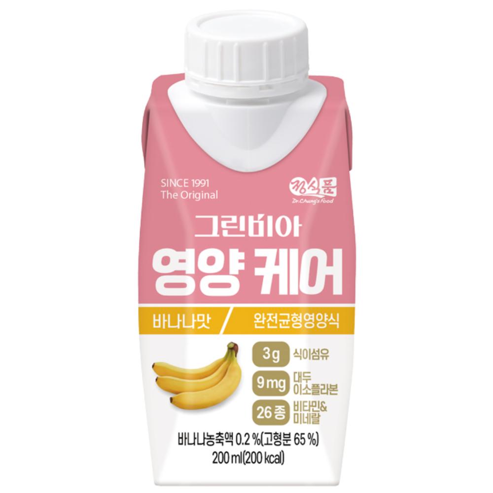 Jeongseong Foods Greenvia Питание и Уход Банановый Вкус Банановый Полноценное Сбалансированное Питание Индивидуальное Питание | 24 шт 200 мл