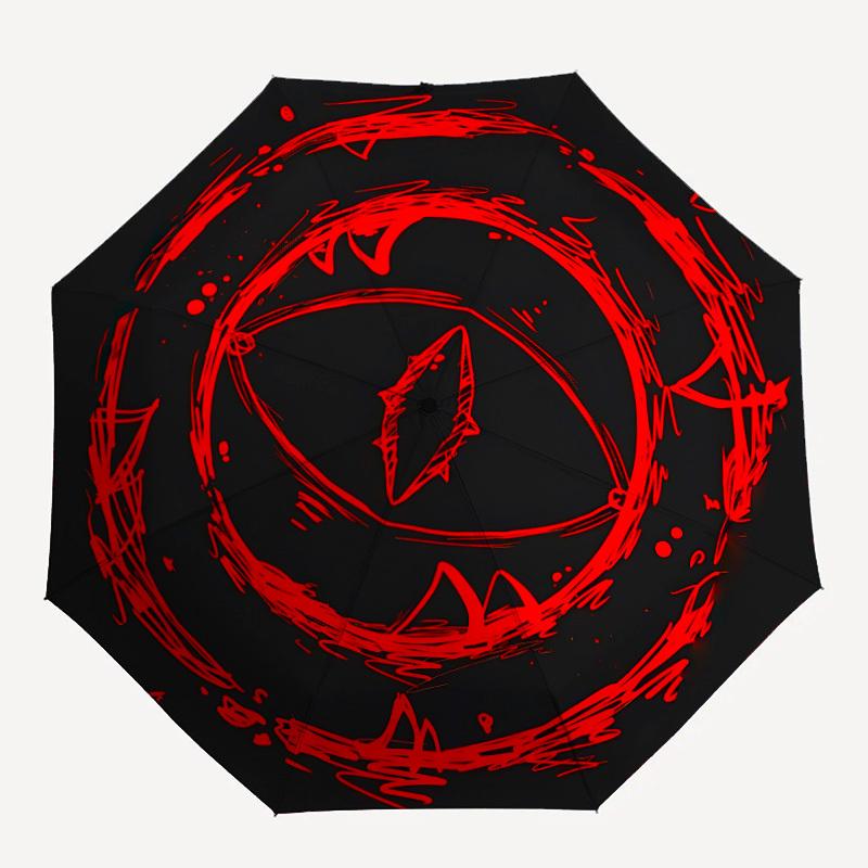 1pc Eye SymbolAutomatic Folding Umbrella, Portable Collapsible Design, Casual Outdoor Accessory, for All Seasons 038