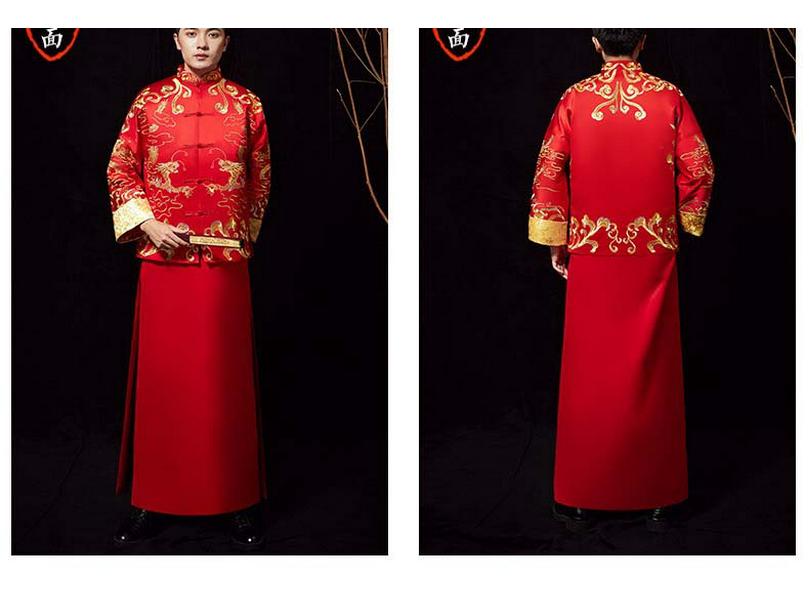 2025 Show He Bridal Gown: New Style Chinese Wedding Dress, Embroidered Maternity Gown, Toast Dress