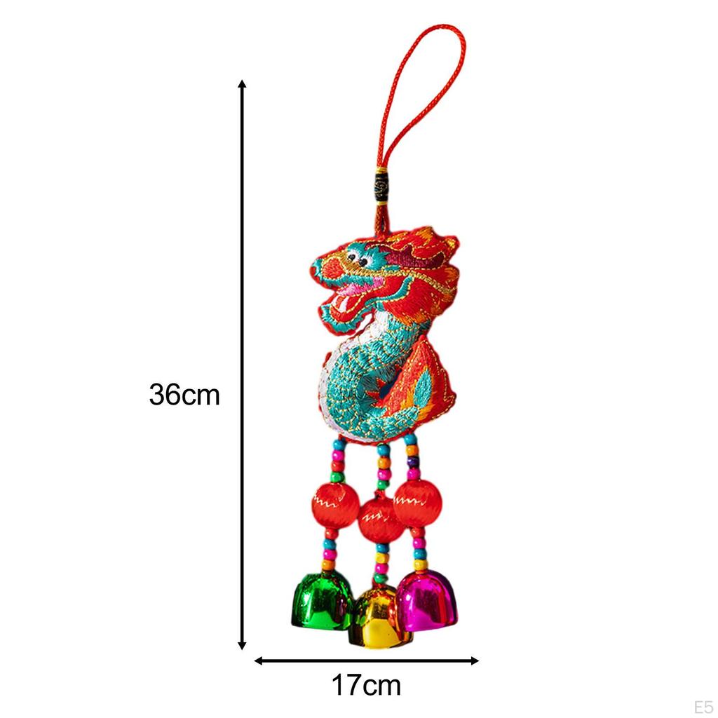 Blessing Wind Chime Pendant Dragon Year Decoration Spring Festival Decor for