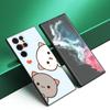 Забавный мультяшный кот черный силиконовый чехол для телефона Samsung Galaxy S23 S21 S20 FE S24 S22 Ultra S10E S10 S9 S8 Plus
