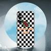 Checkerboard Checkered Luxury Black Phone Case For Samsung Galaxy S23 S24 S25 Ultra S22 Plus S21