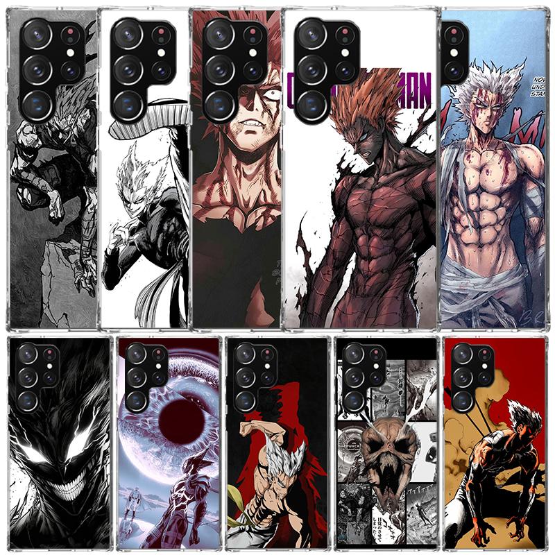 Чехол One P-Punch-Man Garou с мягкой обложкой для Samsung Galaxy S25 Edge S26 S24 S23 Ultra Чехол для телефона S22 S21 Plus S20 FE Печатный узор Защитный