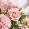 12.2 X 7.5in Silk Flower Arrangement Fabric Material Fake Flower Craft  for Shop Decoration