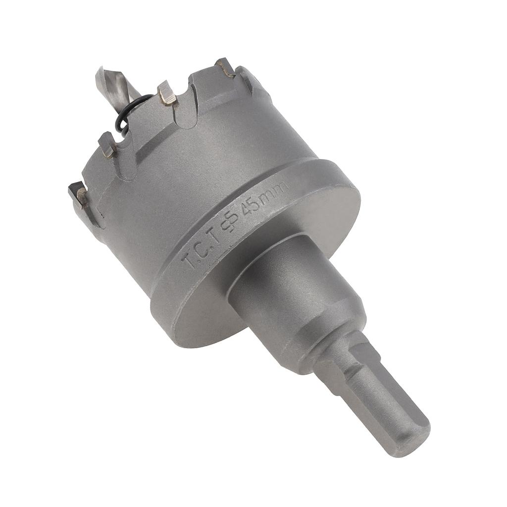 16-45 мм сверло из карбида вольфрама, сверло с твердосплавным кольцевым сверлом TCT, сверло для резки отверстий по нержавеющей стали/алюминиевому сплаву