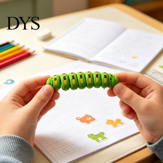 Реалистичная модель гусеницы 1/5/10 шт. 3D-печатная фигурка, подвижные суставы, фиджет-сенсорная игрушка, шарнирная фигурка насекомого для снятия стресса PLA