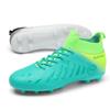 Men's New Trendy High Top Soccer Shoes Anti-Slip High Quality Training Football Boots Children's Outdoor Durable Sneakers