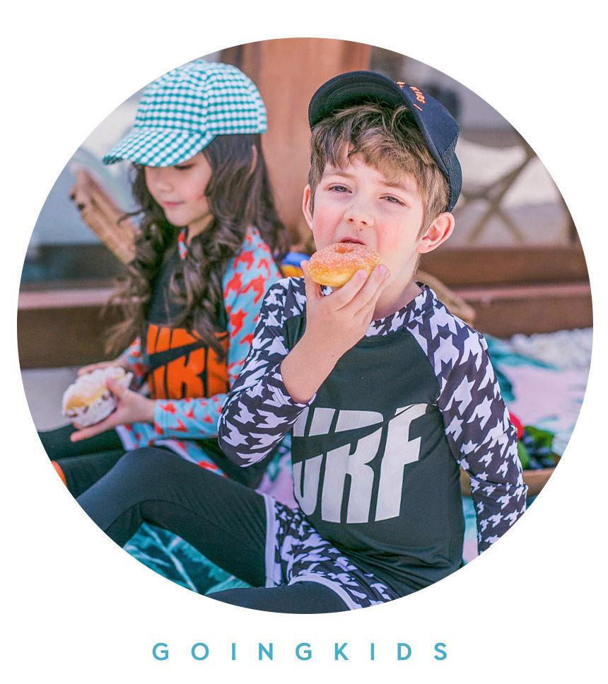 2024 Детский быстросохнущий купальный костюм: Солнцезащитный лонгслив, раздельный дизайн для девочек и мальчиков