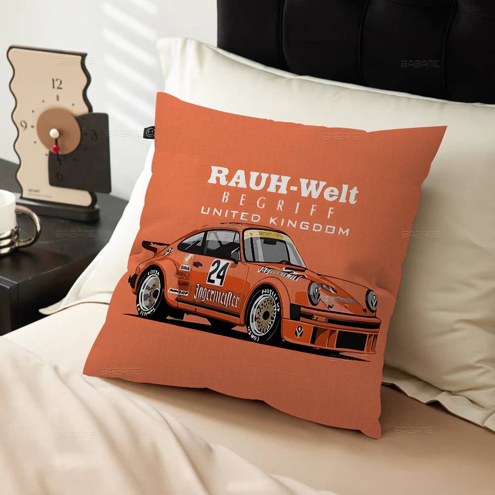 Japan Sports Car Jdm Painted Decorative Room Aesthetics Pillow Case Home Decor Bedroom Sofa Bed Couch Pillow Cover 45X45