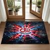 Bolton Wanderers FC Design Crystal Velvet Rug Soft Decorative Mat for Bedroom Entrance