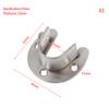 19/22/25/32mm Wardrobe Bracket Stainless Steel Rod Socket Flange Rod Holder