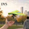 Easy to Fly Aircraft Toy Remote Control Paper Airplane Kit, with Gyro Stabilizer, Dual Propellers, DIY Electric RC Plane Stabilizer Set, Educational