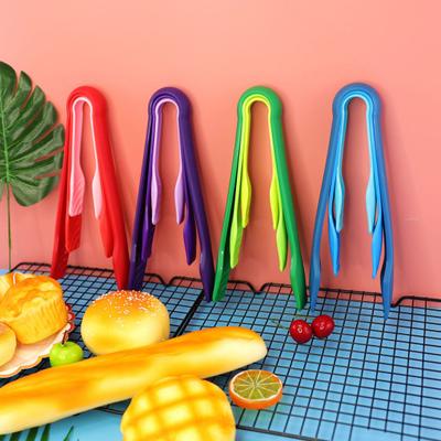 3 шт. зажим для еды с нескользящей ручкой, пищевые термостойкие многоразовые щипцы для еды, салата, хлеба, торта, гриль, кухонные аксессуары