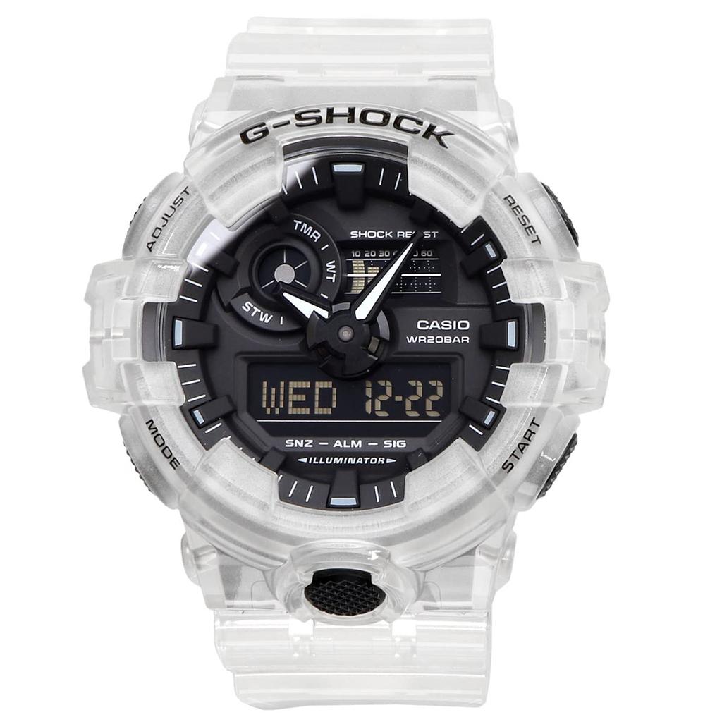 Casio Часы G-SHOCK Skeleton Series, GA-700SKE-7A, Прозрачные, Мужские, Международная модель [Параллельный импорт]