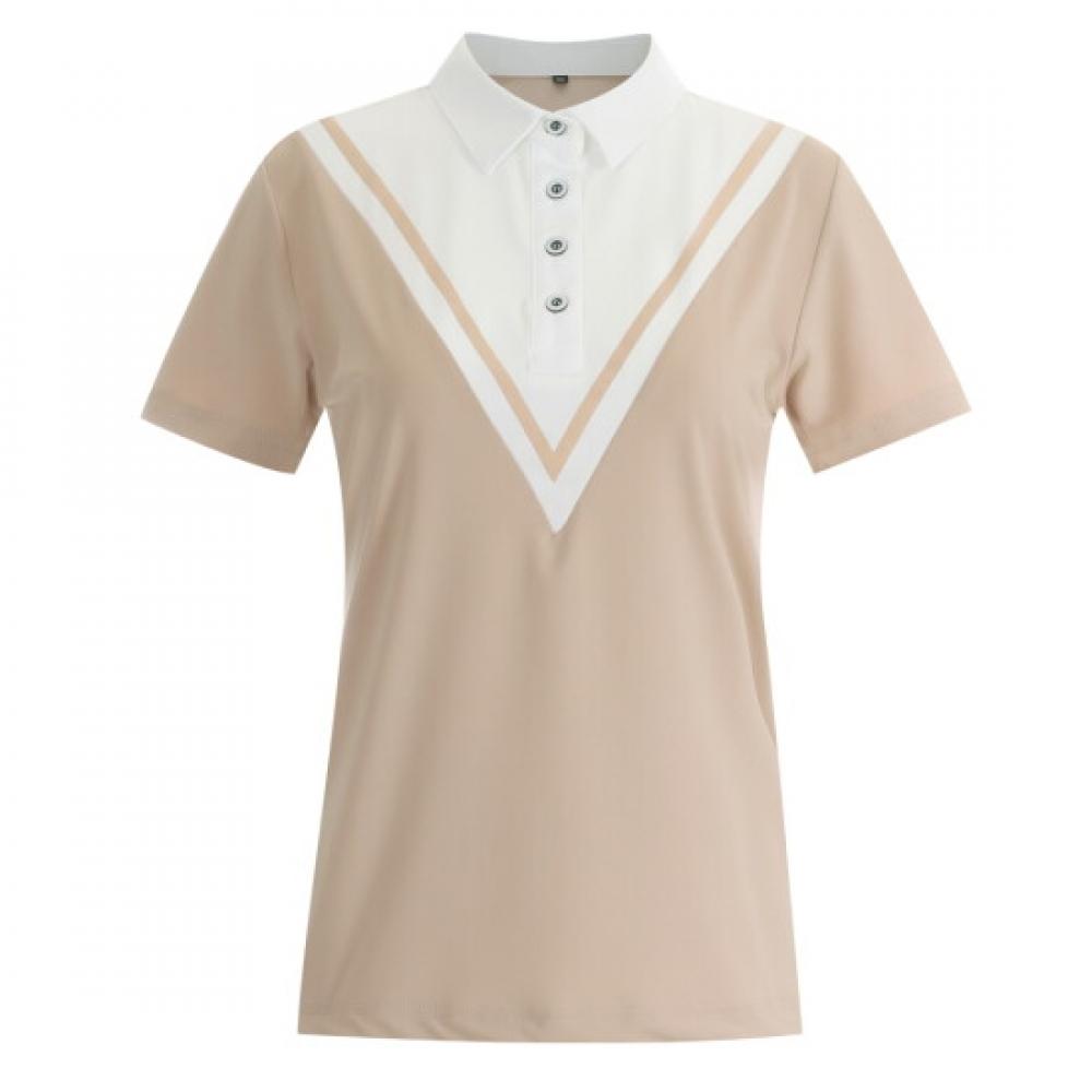 Shop Women S V LiNe Collar Neck Golf tenniS Outdoor Cooling Short SleeVe Ne wSh