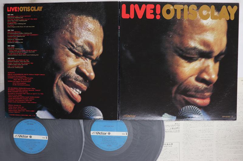 Виниловая пластинка OTIS CLAY Live Otis Clay VIP50423 VICTOR 1978 Япония Soul Funk Б/у