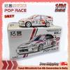В наличии Tuoyi Poprace 1:64 Mitsubishi Evo 4-го поколения Автомобиль-чемпион ралли Lancer Flower Car Сплавная модель Кастомные игрушки Подарки
