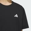 Adidas SS25 Quick-Dry Cool Comfort Stylish Soft Versatile Short Sleeve T-Shirt Men Tops Black KC3090