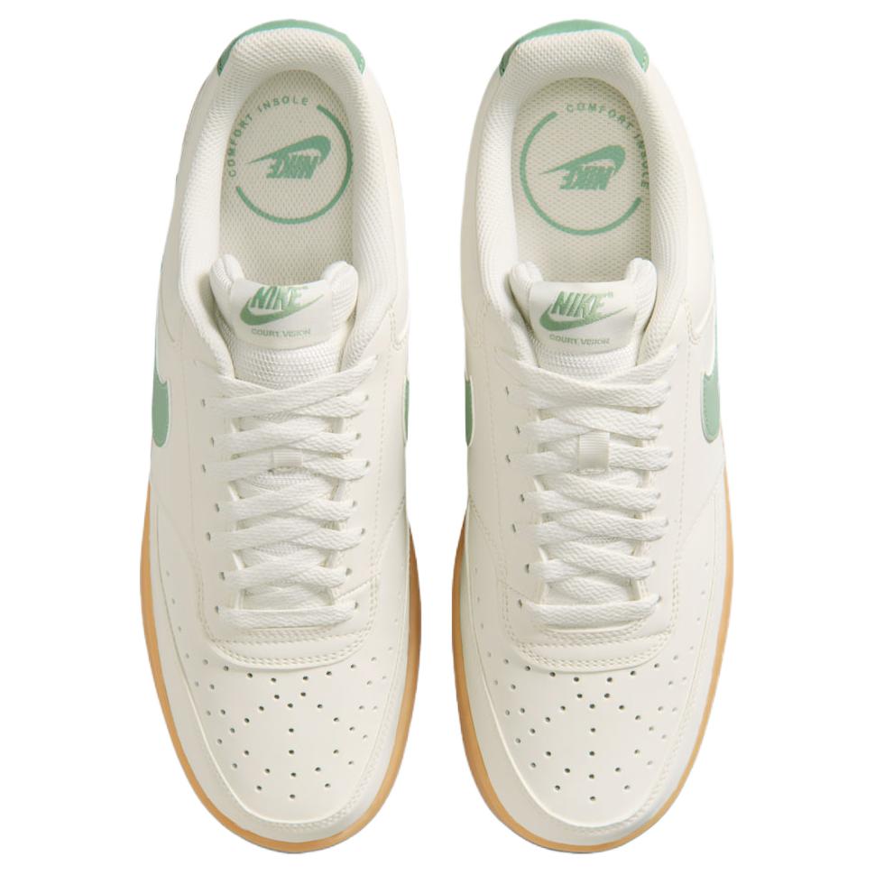 Nike Кроссовки Court Vision из кожи, удобные, дышащие, низкие, мужские, белые II7403-100