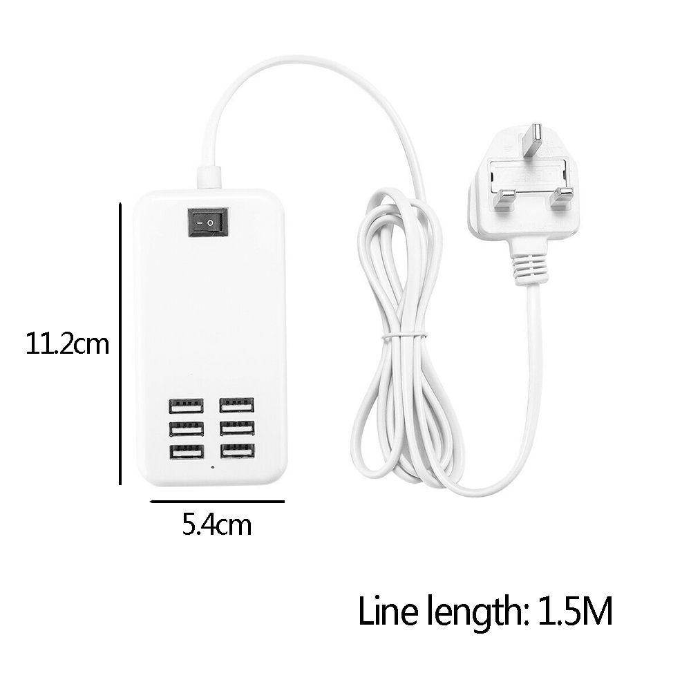 Портативный с адаптером питания 1,5 м кабель USB концентратор гнездо адаптер блок питания USB зарядное устройство для телефона