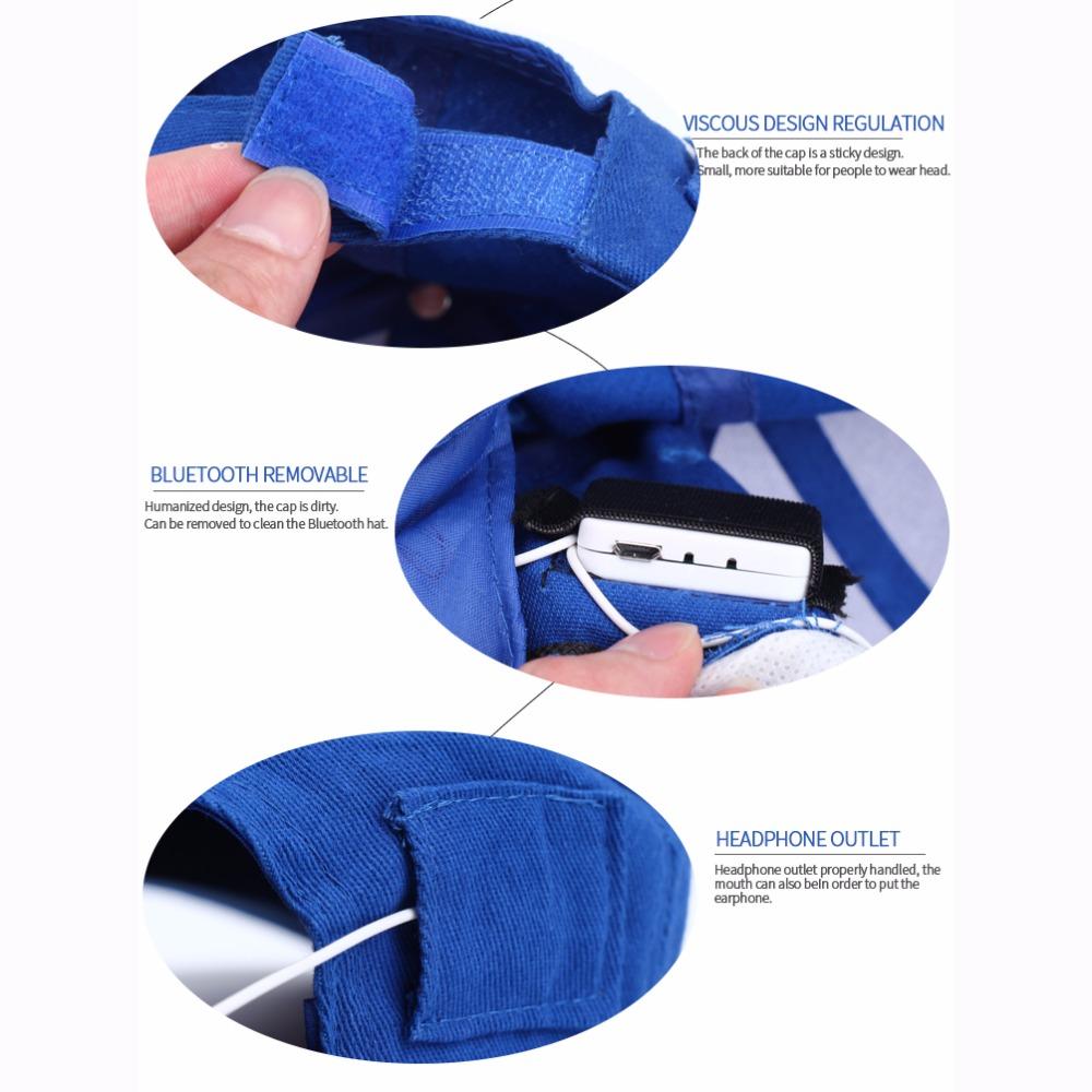Модные наушники Bluetooth 5.0, гарнитура, бейсболка, беспроводные летние шляпы со стереонаушниками и микрофоном, наушники-вкладыши для отдыха на открытом воздухе