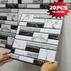 10/20 шт. 3D Наклейка на стену с имитацией кирпичной кладки, Домашний декор, Самоклеящиеся обои для спальни, кухни, фона гостиной