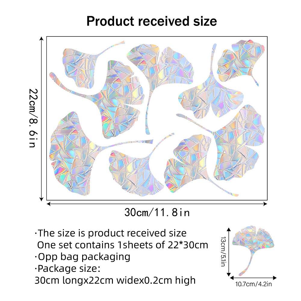 Наклейка на стекло окна Aike Sun Prism Радужная Бабочка