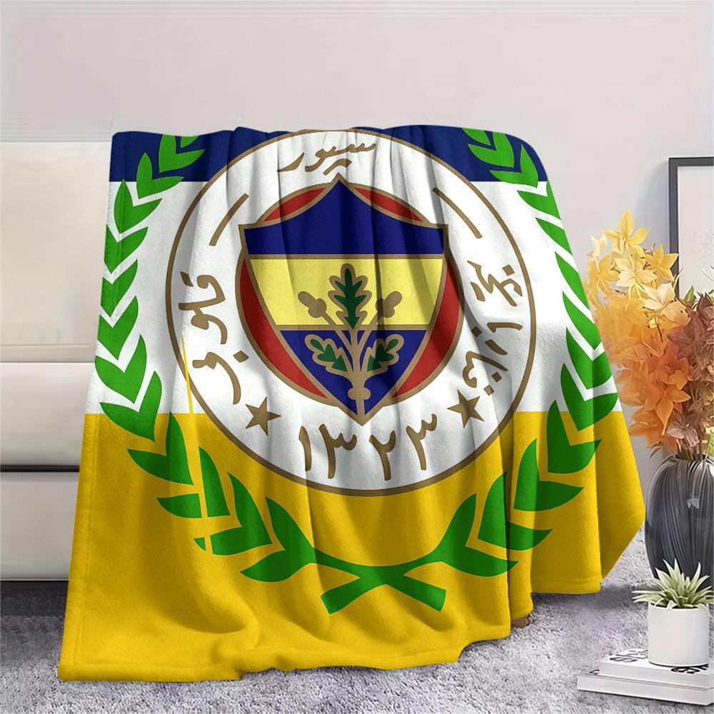 Fenerbahce2 Flannel Blanket, High quality Comfortable for All Seasons, Home Decor, Warmth and Comfort