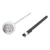 Motorcycle Fuel Tank Caps With Oil Temperature Gauge Pointers 0-200℃ Dial Black Meter Silver Gauge M20x1.5/M20x2.5 K9C9