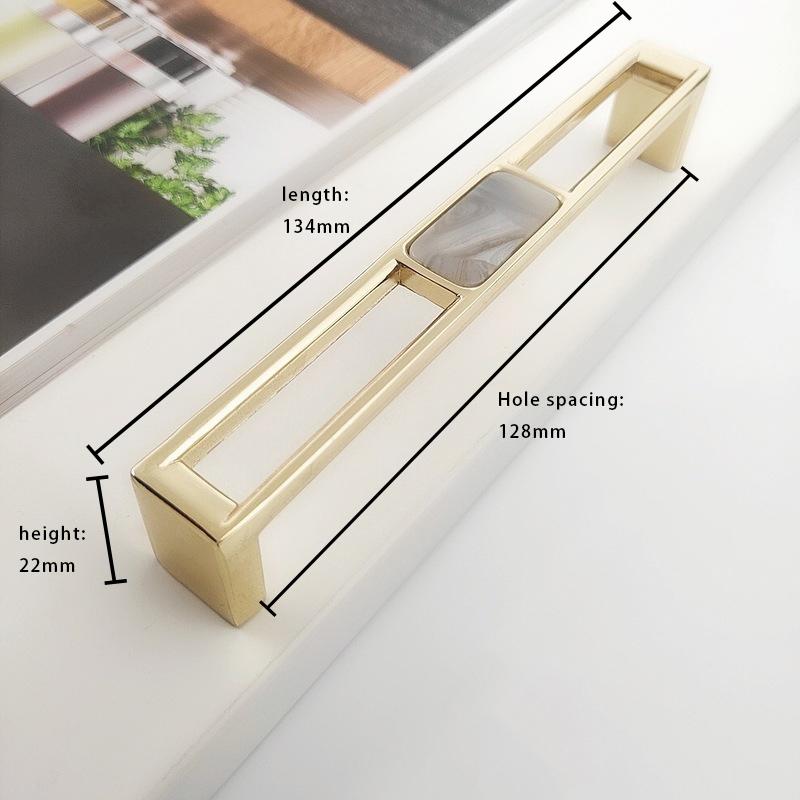 Дверные ручки и ручки из цинкового сплава для корпуса шкафа, элегантные ручки для мебели из смолы, ручки для ящиков кухонных шкафов, рычаги для внутренней отделки