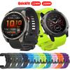 Силиконовый ремешок QuickFit 22 мм 26 мм для часов Garmin Fenix 8pro 7 7X E 6X 6 Pro 5 5X Plus Epix/Enduro/Descent Mk2i/Instinct 3