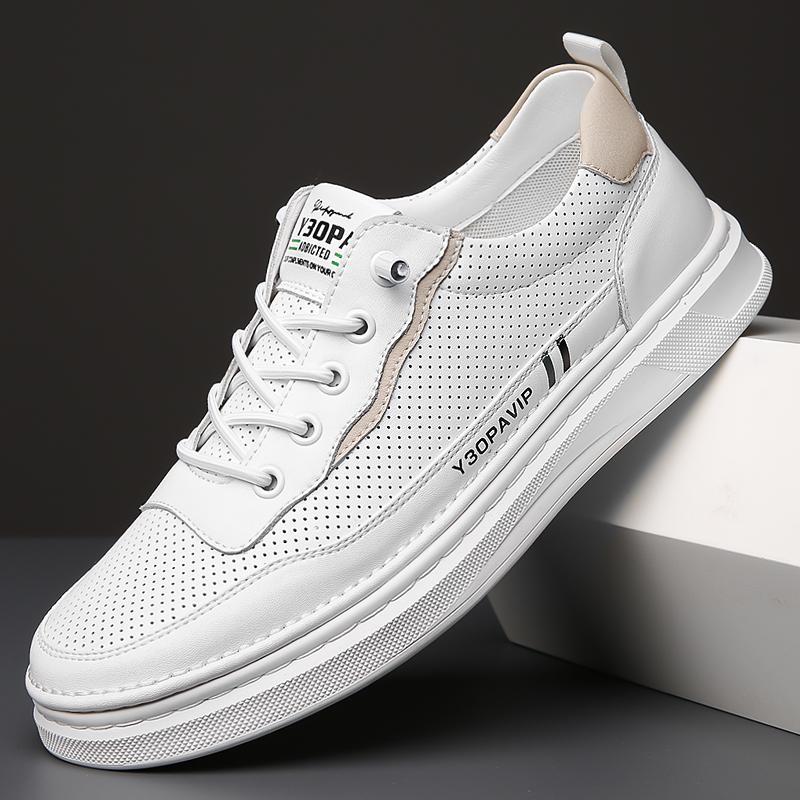 High Quality Men Hollow Out Vulcanized Shoe Fashion Sneakers Shoe Tennis Skateboarding Walking Shoes Comfy All-Match Casual Shoe