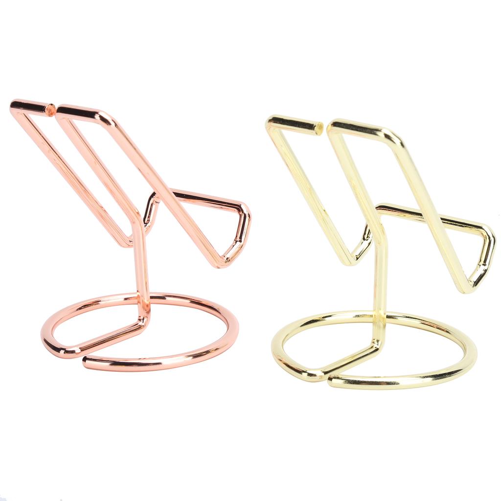 4PCS Wrought Iron Mobile Phone Holder Portable Desktop Multi Function Reading Display Stand