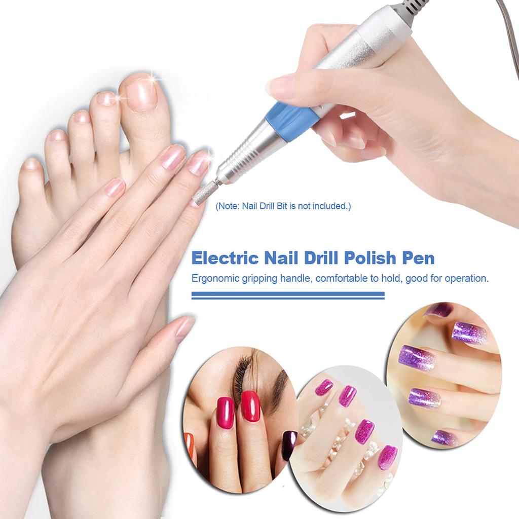 30000RPM Electric Nail Drill Pen Nail Drill Handle Handpiece for Manicure Pedicure Machine