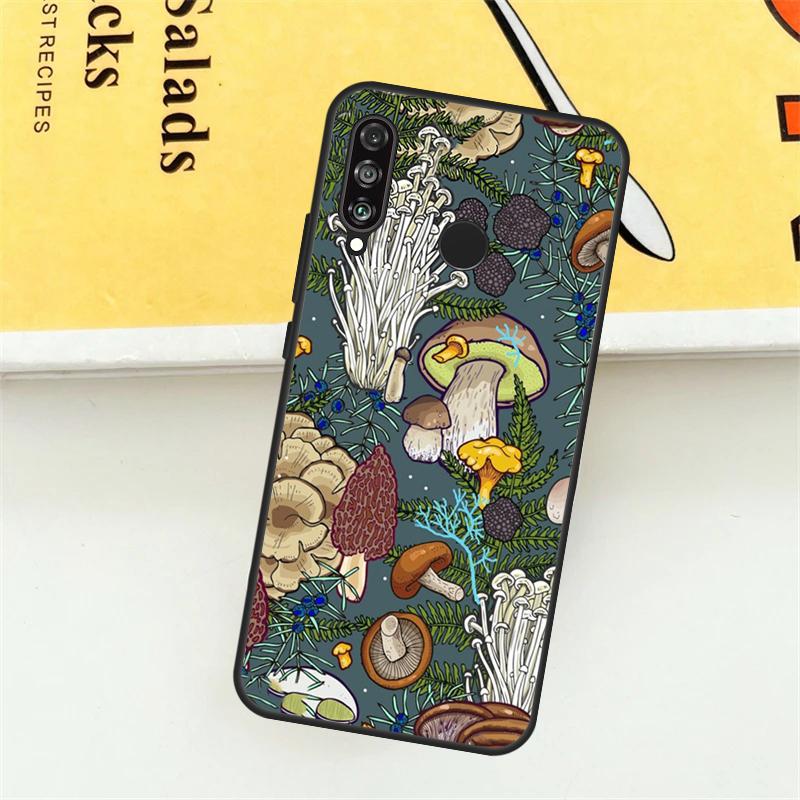 Чехол Дикий лесной гриб для Huawei Nova 12i 7i 8i 11i Y73 Y72 Y61 Y91 Y90 Y70 Y60 9 10 SE 11 Pro P30 P40 Lite