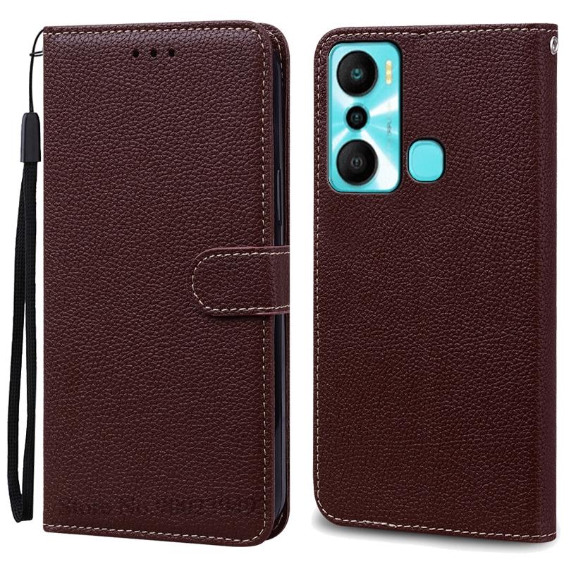 Hot 20i Case For Infinix Hot 20i Case Wallet Leather Flip Cover For Infinix Hot 20i Case X665C X665E Phone Cover Coque Fundas