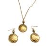Europe and the United States hot-selling women's earrings necklace set popular retro fashion creative women's earrings necklace