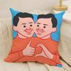Dark Humor JJoan CCornellaS Art Pillow Case Natural Linen DoubleSided Printing Sofa Home Decor Cushion Cover