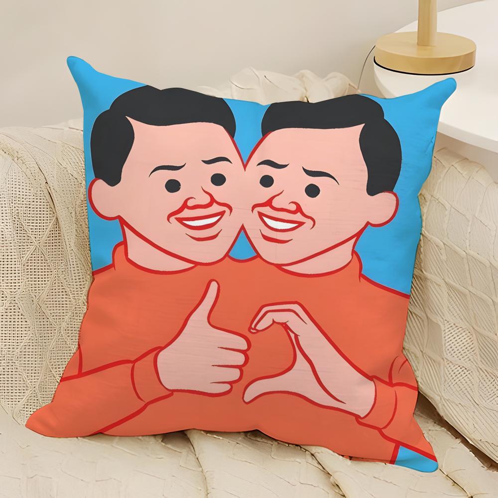 Dark Humor JJoan CCornellaS Art Pillow Case Natural Linen DoubleSided Printing Sofa Home Decor Cushion Cover