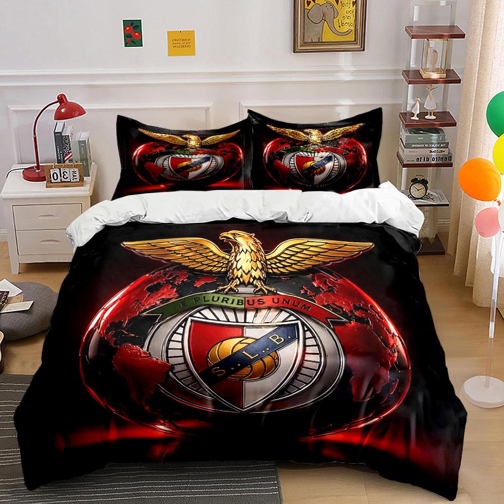 Golden Eagle with Red Globe Design Bedding Duvet Cover Set Duvet Cover Pillowcases (1 * Duvet Cover 2 * Pillowcases, without duvet insert)