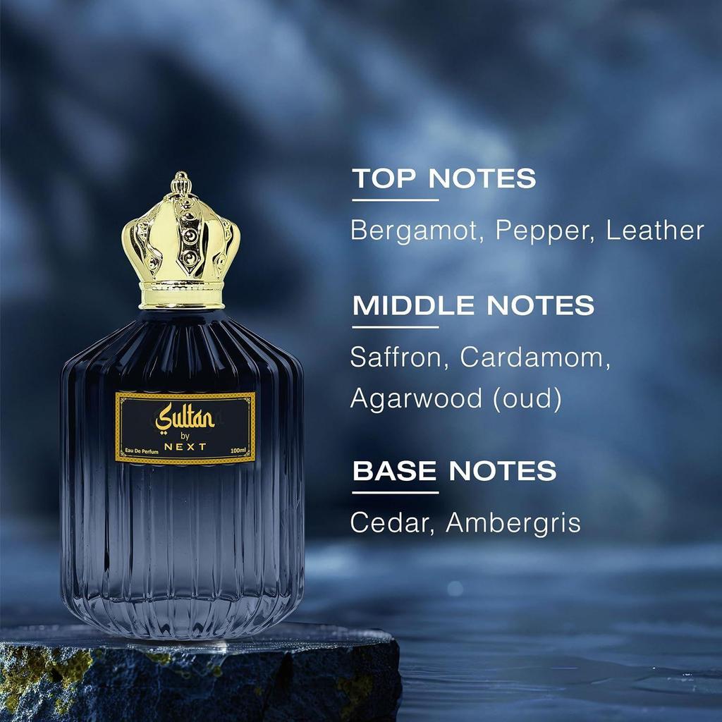 Next Care Sultan Eau de Parfum for Men & Women – 100 ml | Long Lasting Oud Creation